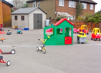 Woldingham Nursery Class Outdoor Play Area