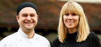 Nicole Joubert with The Carpenters Arms Head Chef Dale Harris