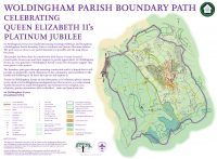 Woldingham Parish Boundary Path Map