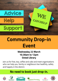 Tandridge Community Event Poster